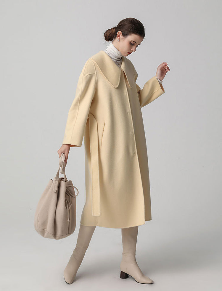 Zoe Long Wool Coat